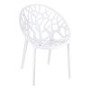 CRYSTAL Chair Glossy White
