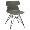M FRAME HOXTON SIDE CHAIR Grey