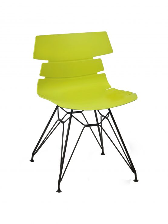 M FRAME HOXTON SIDE CHAIR Lime