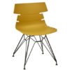 M FRAME HOXTON SIDE CHAIR Mustard