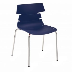 A FRAME HOXTON SIDE CHAIR Navy