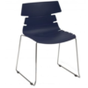 B FRAME HOXTON SIDE CHAIR Navy