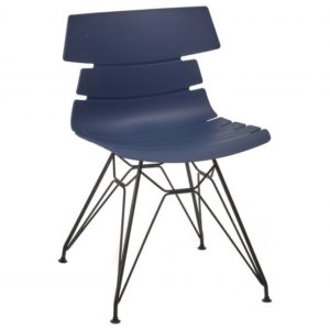 M FRAME HOXTON SIDE CHAIR Navy