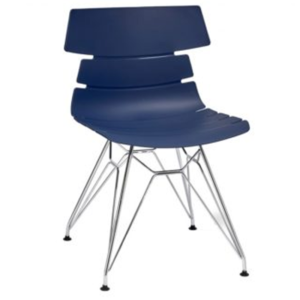 N FRAME HOXTON SIDE CHAIR Navy