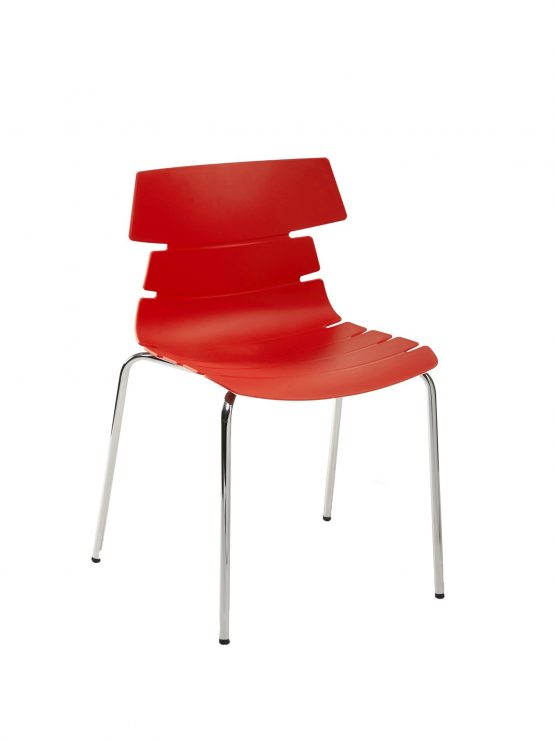 A FRAME HOXTON SIDE CHAIR Red
