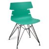 M FRAME HOXTON SIDE CHAIR Turquoise