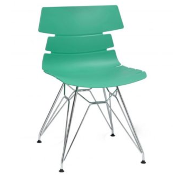 N FRAME HOXTON SIDE CHAIR Turquoise