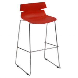 HOXTON HIGH STOOL Red