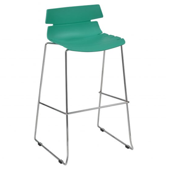 HOXTON HIGH STOOL Turquoise
