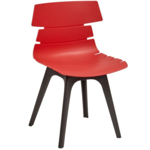 R FRAME HOXTON SIDE CHAIR Red