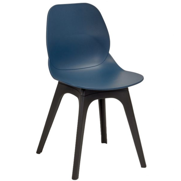 R FRAME SHOREDITCH SIDE CHAIR Navy