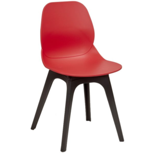 R FRAME SHOREDITCH SIDE CHAIR Red