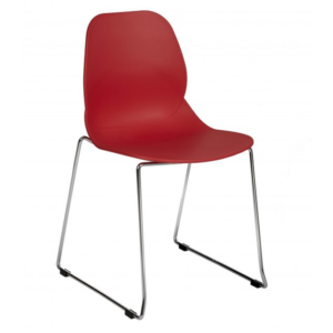 E FRAME SHOREDITCH SIDE CHAIR Red