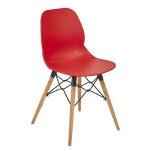K FRAME SHOREDITCH SIDE CHAIR Red