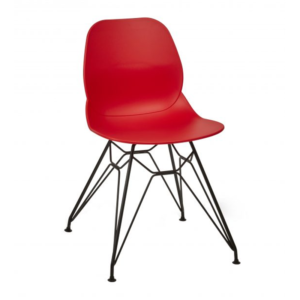 M FRAME SHOREDITCH SIDE CHAIR Red