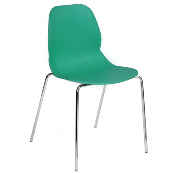 F FRAME SHOREDITCH SIDE CHAIR Turquoise