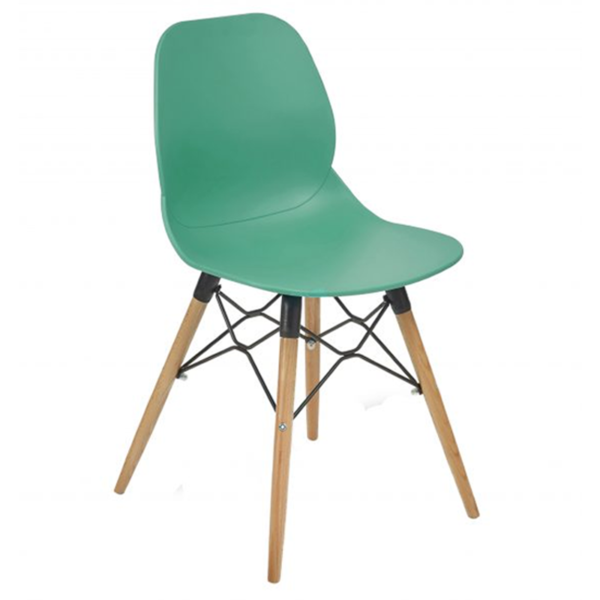 K FRAME SHOREDITCH SIDE CHAIR Turquoise