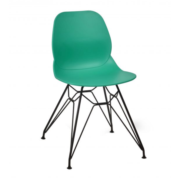 M FRAME SHOREDITCH SIDE CHAIR Turquoise