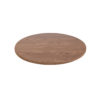 SOLID ASH TABLE TOP ROUND – FSC® CERTIFIED – POLISHED OAK STAIN