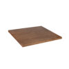 SOLID ASH TABLE TOP SQUARE – FSC® CERTIFIED – POLISHED OAK STAIN