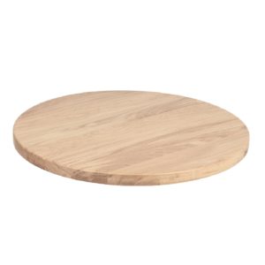 SOLID ASH TABLE TOP ROUND – FSC® CERTIFIED – RAW