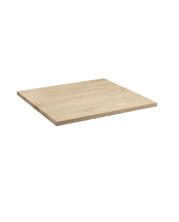 SOLID ASH TABLE TOP SQUARE – FSC® CERTIFIED – RAW